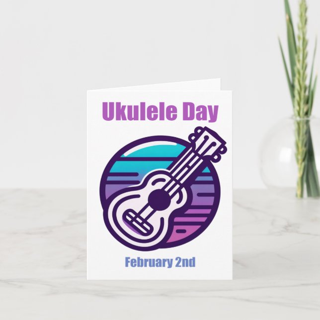 2 feb - Ukulele-dagen Kort (Framsida)