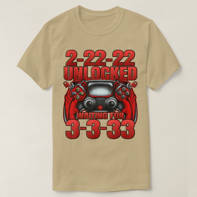 2 februari 2022 2222 Lycklig 2:a födelsedagen T Shirt (Design framsida)