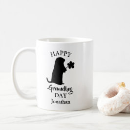 2 februari | Lycklig Groundhog Day Personlig Namn Kaffemugg