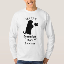 2 februari | Lycklig Groundhog Day Personlig Namn T Shirt