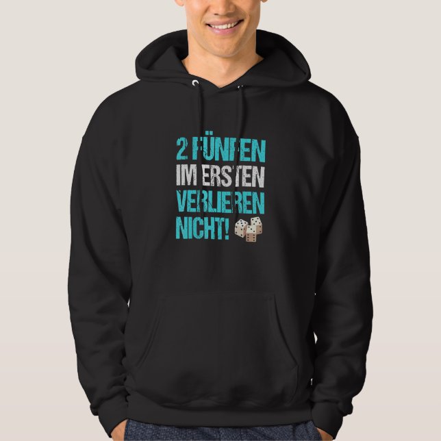 2 Fem: Förlora inte stötknölar Game Pub Puzzle Hoodie (Framsida)