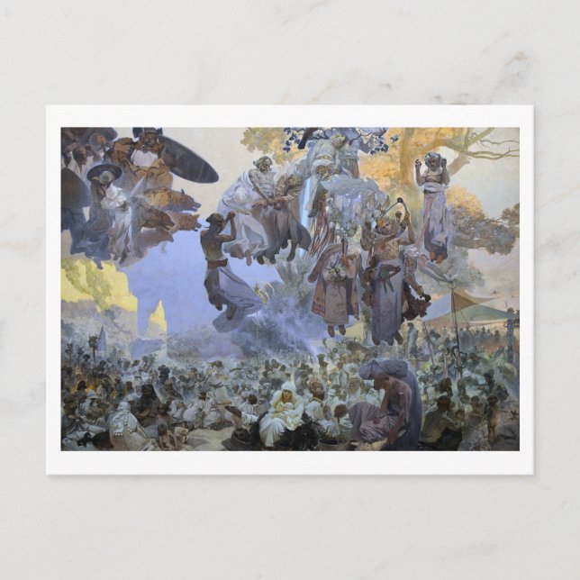 #2 Firande i Svantovit, Mucha Vykort (Framsida)