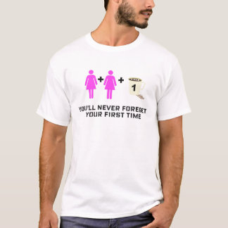 2 flickor 1 kopp t-shirt