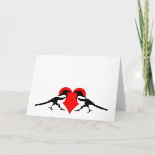 2 för Joy - Tomt Valentines-kort Helgkort