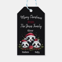 2 föräldrar 1 Kid - julfamilj Presentetikett