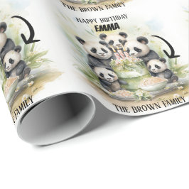 2 Föräldrar 3 barn - Familjefödelsedag för vattenf Presentpapper