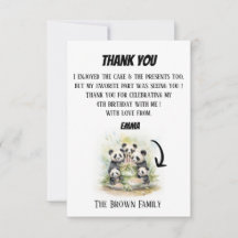 2 Föräldrar 3 Barn - Vattenfärg FamiljeFödelsedag 