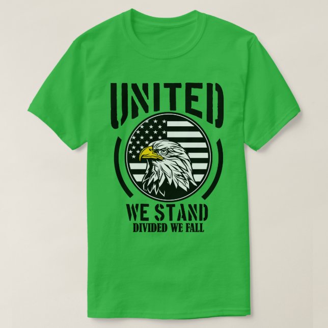 2 FÖRENADE AMERIKA T SHIRT (Design framsida)