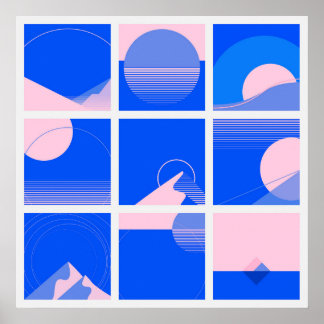 2-foten Square Bauhaus Art Poster 7