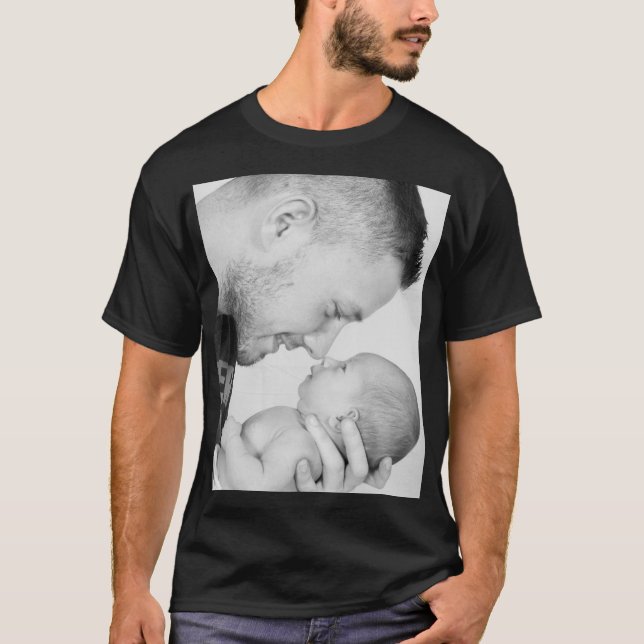 2 Foto Anpassad Dubbelsidig  T Shirt (Framsida)