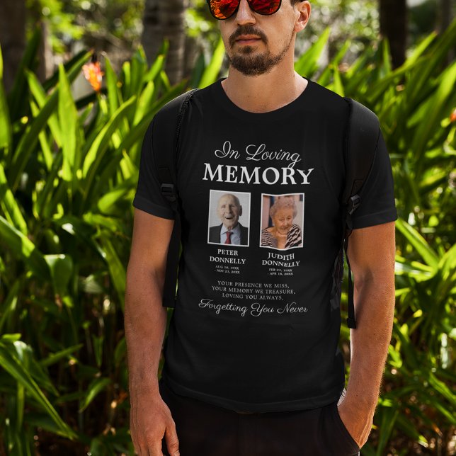 2 Foto för tribute-minnesbild T Shirt (Skapare uppladdad)