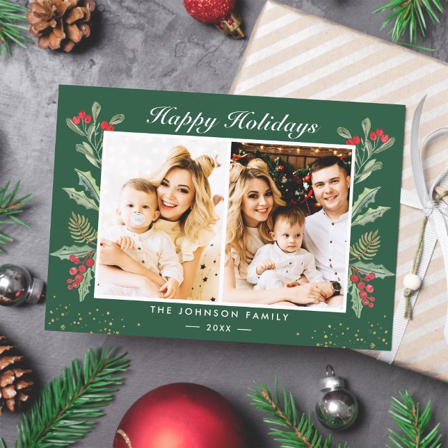 2 Foto God Jul Julbär Julkort (Skapare uppladdad)