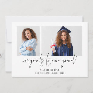 2 Foto Gratulerar Grad 2024 Studenten Meddelande