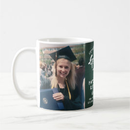 2 Foto Studenten Brushed Mörk grönt Silver Kaffemugg