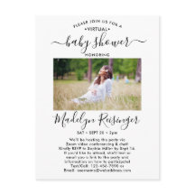 2 Foto - Virtuell babyvy med modernt e-postskript