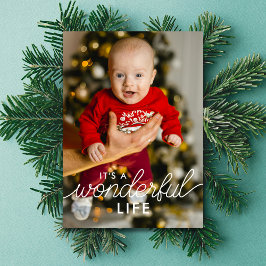 2 Fotografi Bebis Annonsering Underbart Liv Jul Julkort
