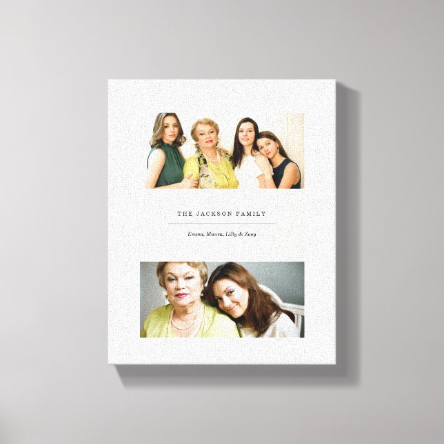 2 Fotokollage Skriv ut Canvastryck (Framsida)