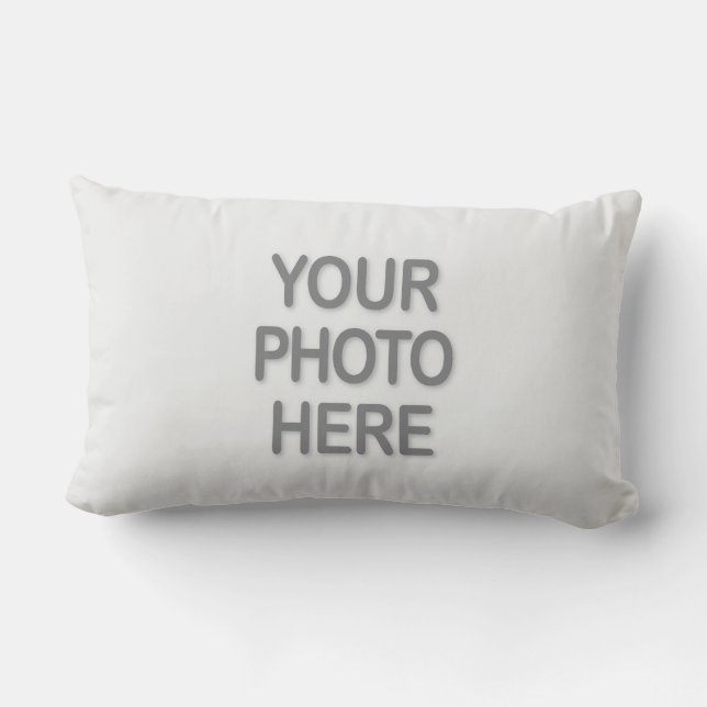 2 Fotomall, Dubbla-sida, DIY Front Back Lumbarkudde (Baksida)