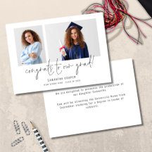 2 Fotomeddelande Gratulerar Grad Studenten