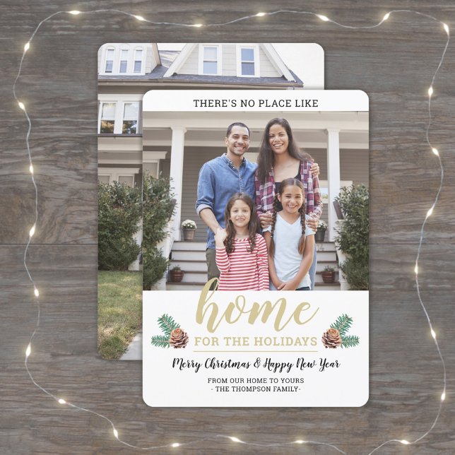 2 Fotomoderna Gräs Theres ingen Ställe som Guld i  Julkort (Skapare uppladdad)