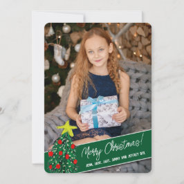 2 foton God jul Julkort