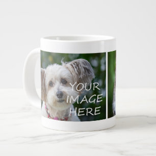 2 Foton gör ditt eget nya sällskapsdjursfoto i Mug Jumbo Mugg