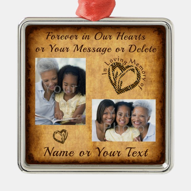 2 Foton jul Ornament för förlorad 1 (Framsidan)