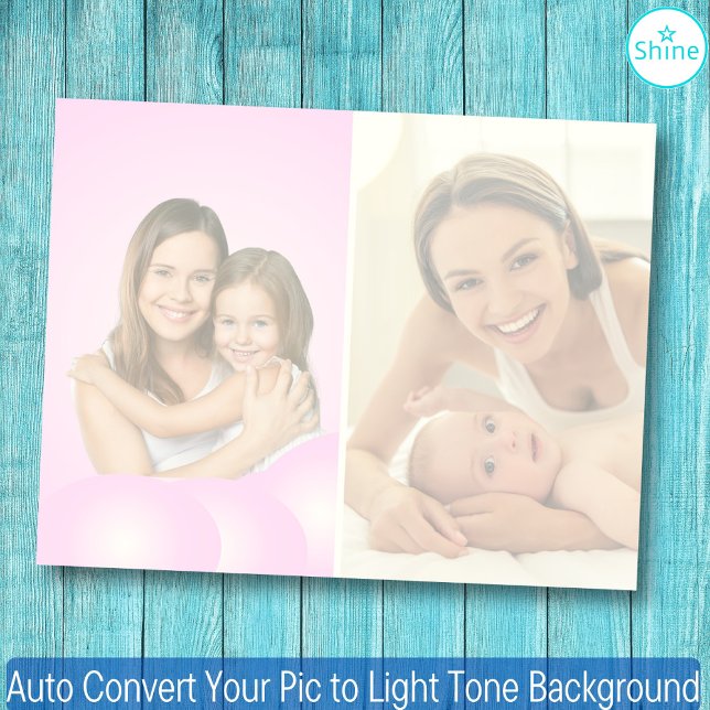 2 foton Konvertera automatiskt PIC till ljustonbak Anteckningsblock (Skapare uppladdad)