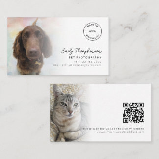 2 Foton Logotyp QR-kodfoto Visitkort