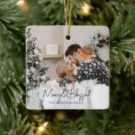 2 foton Merry och Blsed Simple jul Julgransprydnad Keramik<br><div class="desc">2 foton Merry och Blsed Simple jul Ceramic Ornamic</div>