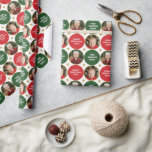 2 Foton rött och Grönt stjärnor Modern jul Presentpapper<br><div class="desc">Skriv ut barnets namn på den här rödomslutningen pappert för att lägga till en festlig beröring till alla julklappar du ge.</div>
