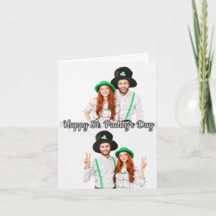 2 foton St patrick's day Shamrock Irish Celtic Helgkort