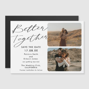 2 foton svart vitt bättre tillsammans spara datume