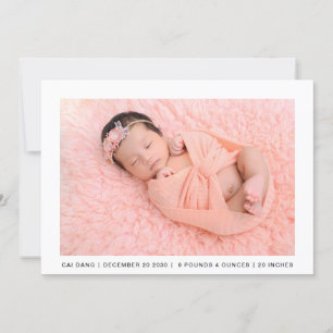 2 Fotoskript Namn Birth-meddelande