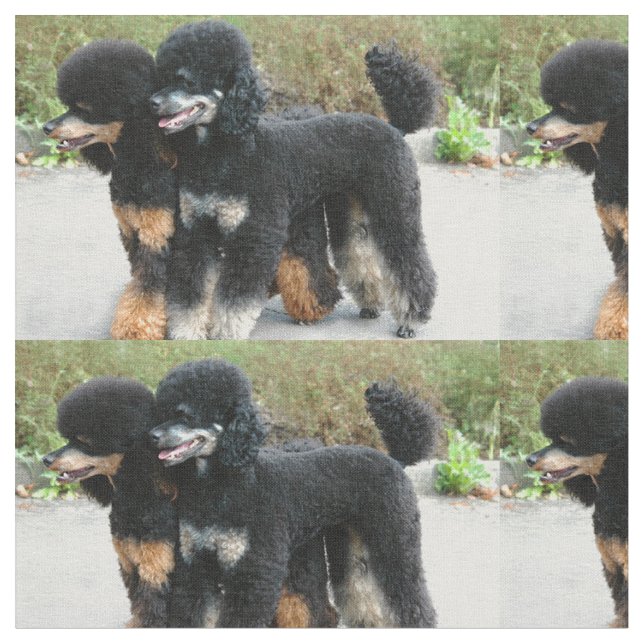 2 fulla pudlar tyg (Närbild)