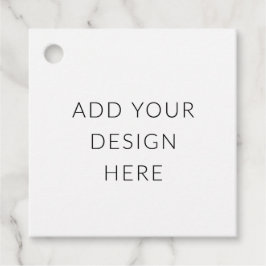 2" Fyrkantig Tag Tryckning Gåvor Etiketter