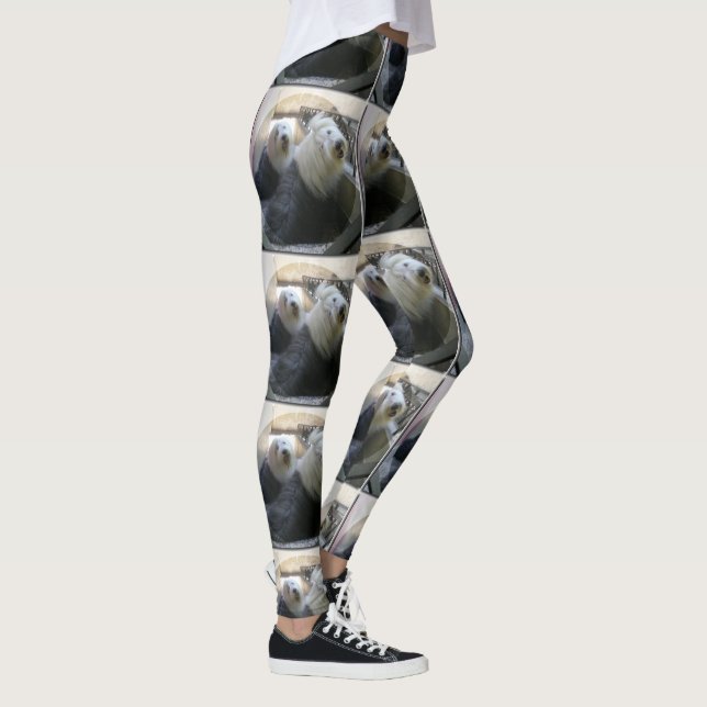 2 gamla engelska fårhundar leggings (Höger)