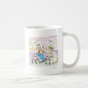 2 Gamla Hippisar & Fredstecken Roliga Gåvor T-shir Kaffemugg