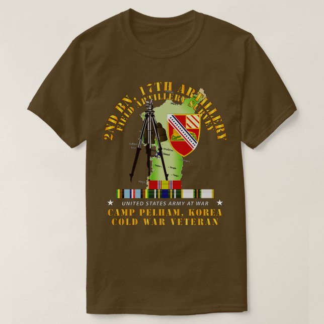 2 GB 17:e FA-undersökningen w KOREA DEF AFEM-KALL  T Shirt (Design framsida)