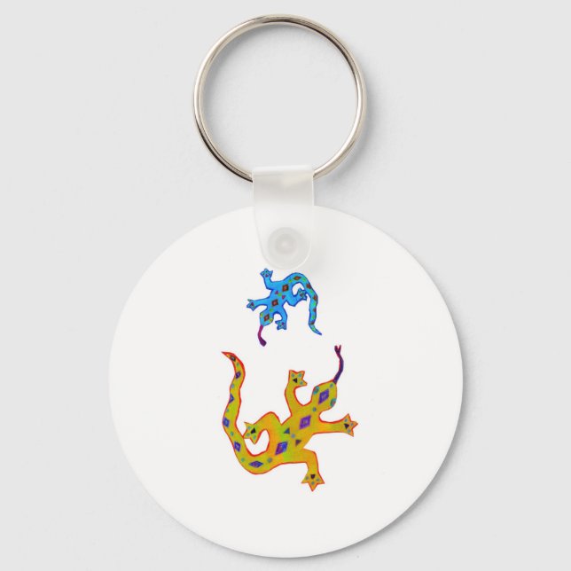 2 Geckos Nyckelring (Framsida)