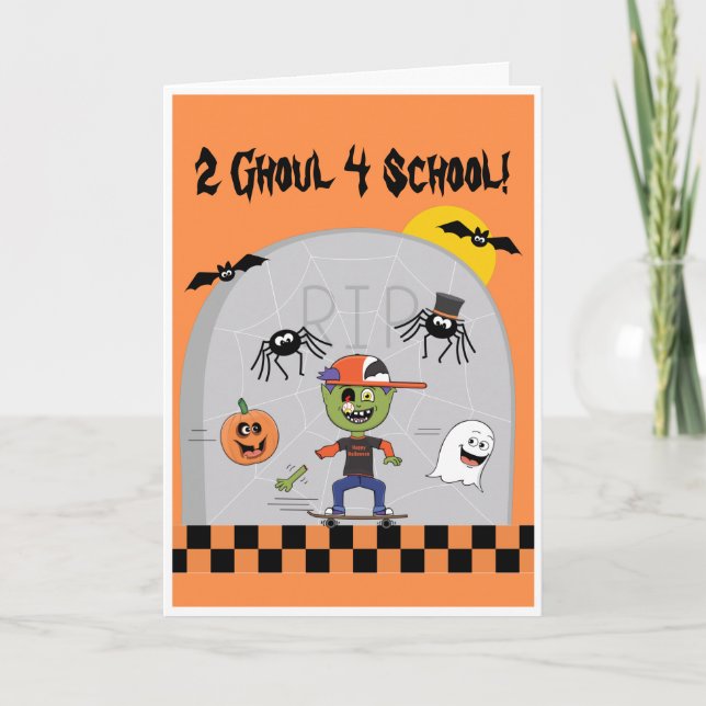 2 Ghoul 4-skoleskort Kort (Framsida)