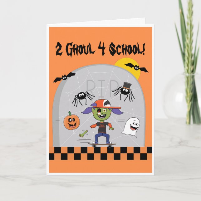 2 Ghoul 4-skolkort Kort (Framsida)