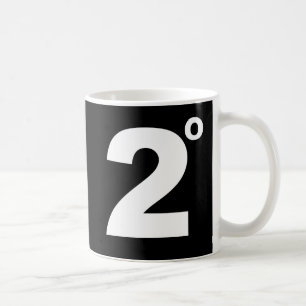 2 grader av klimatförändringmuggen kaffemugg