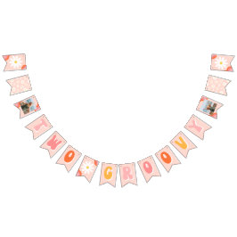 2 Groovy Birthday Banner | Groovy Party Decor Vimplar