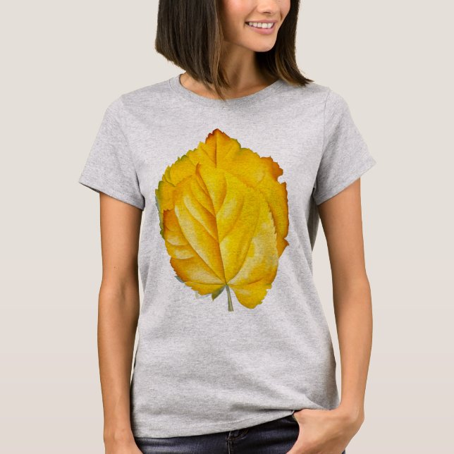 2 gula blad | Georgia O'Keeffe | T Shirt (Framsida)