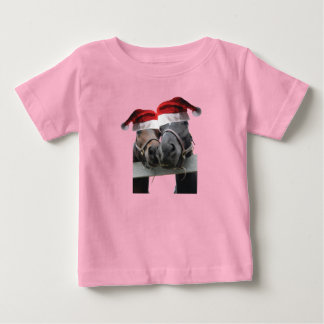 2 hästar på Jultomten Hats T Shirt