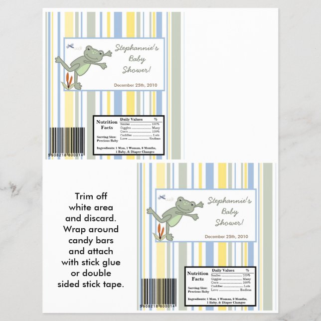 2 Hersheys stora Pub-blåsläder Frog Turtle Bee Reklamblad (Framsidan)