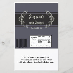 2 Hersheys stora Pub Wrapper Black Tie-affär