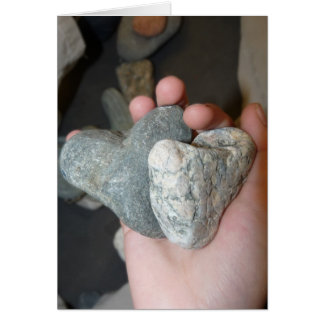 2 hjärtor hälsningskort