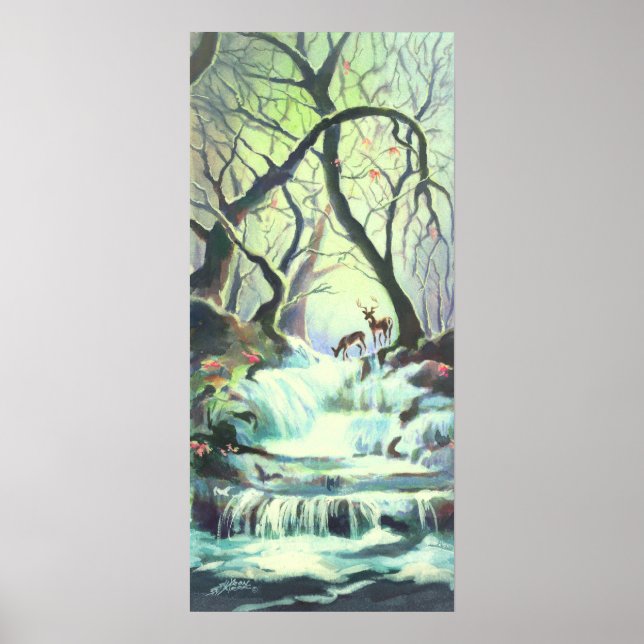 2 HJORT & BÄCK av SHARON SHARPE Poster (Framsidan)